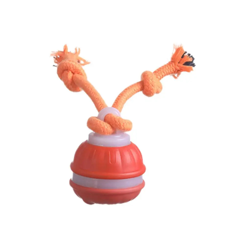 Interactive rolling ball toy for dogs and cats - orange product photo