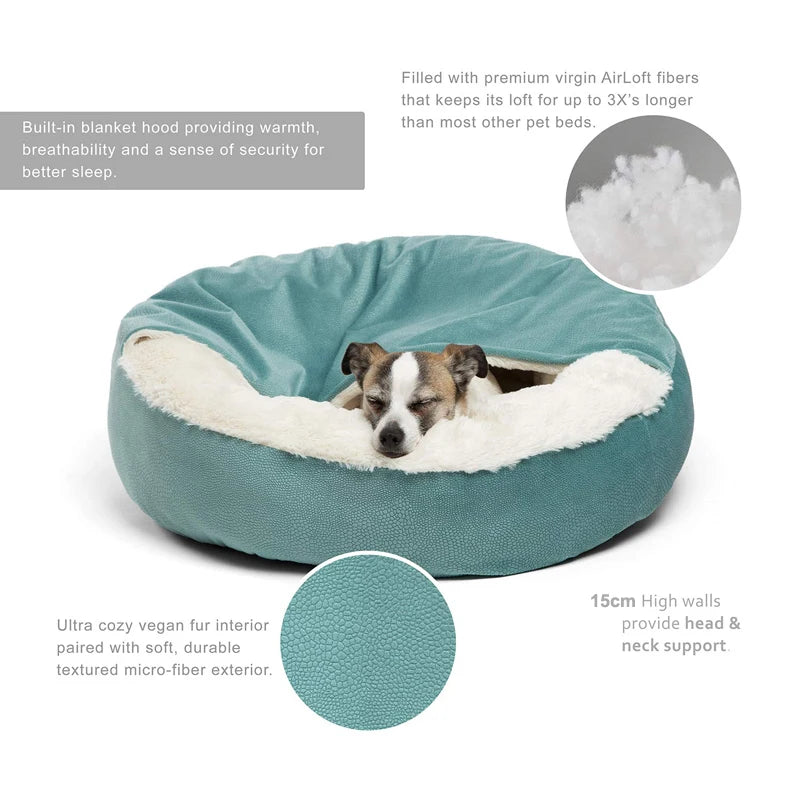 CozyNest Calming Orthopedic Pet Bed for Dogs & Cats