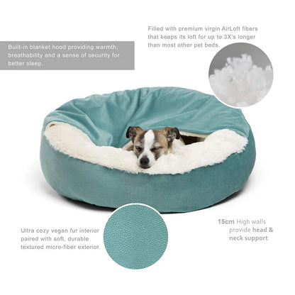 CozyNest Calming Orthopedic Pet Bed for Dogs & Cats