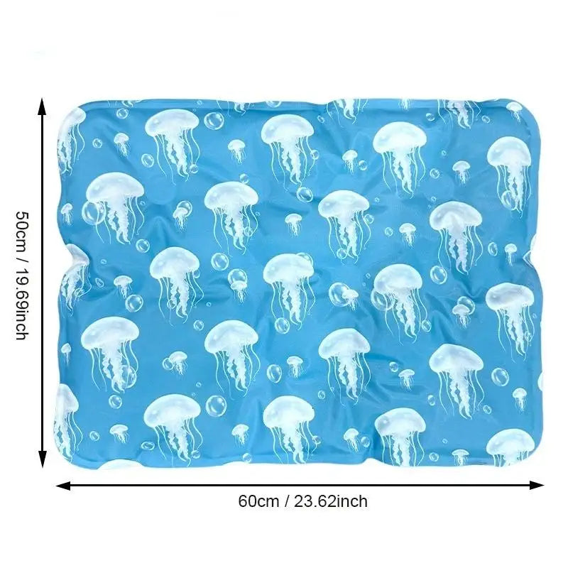 Cooling pet mat available in multiple sizes