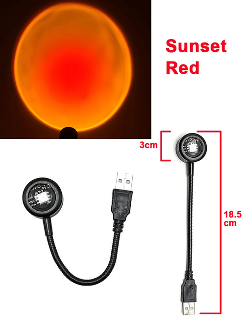 Sunset Ambient Projection Lamp product photo on white background