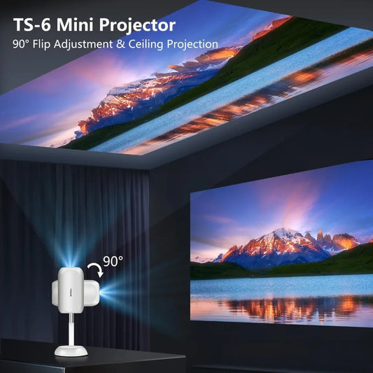 Mini Portable Projector for Movies & Presentations Anywhere
