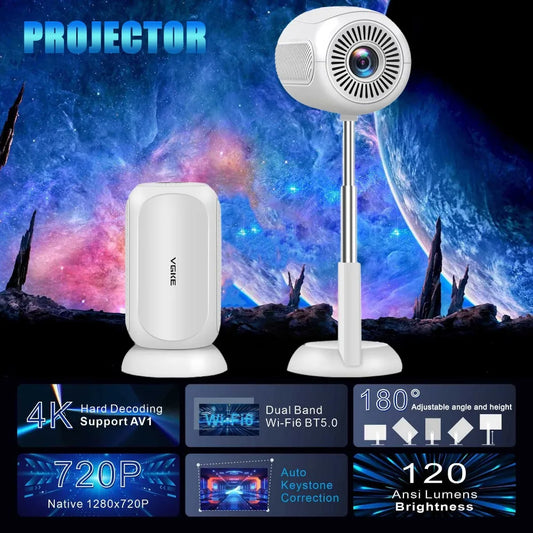 Mini Portable Projector for Movies & Presentations Anywhere