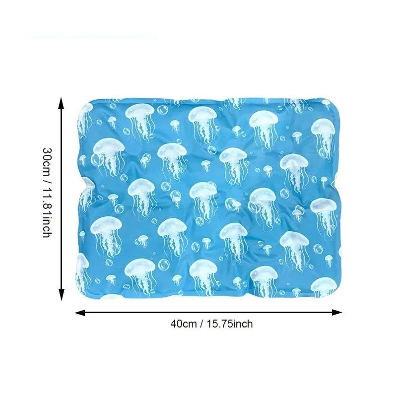 Pet cooling mat non-toxic self-cooling pad size comparison