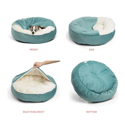 CozyNest Calming Orthopedic Pet Bed for Dogs & Cats